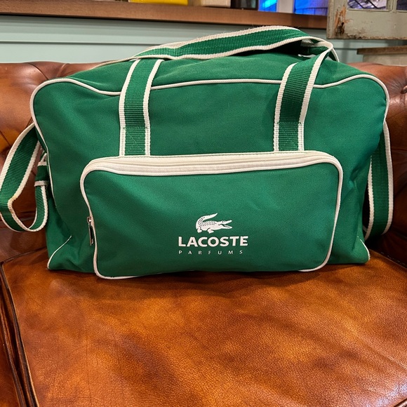 Lacoste Bags Euc Lacoste Duffle Bag Overnight Travel Carry On Green